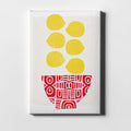 Epic Graffiti Bowl Of Lemons By Linda Woods Giclee Canvas Wall Art