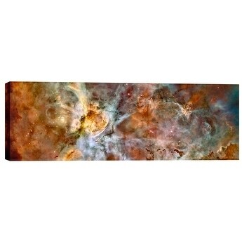 Epic Graffiti Carina Nebula Hubble Space Telescope Giclee Canvas Wall Art 20 X 60