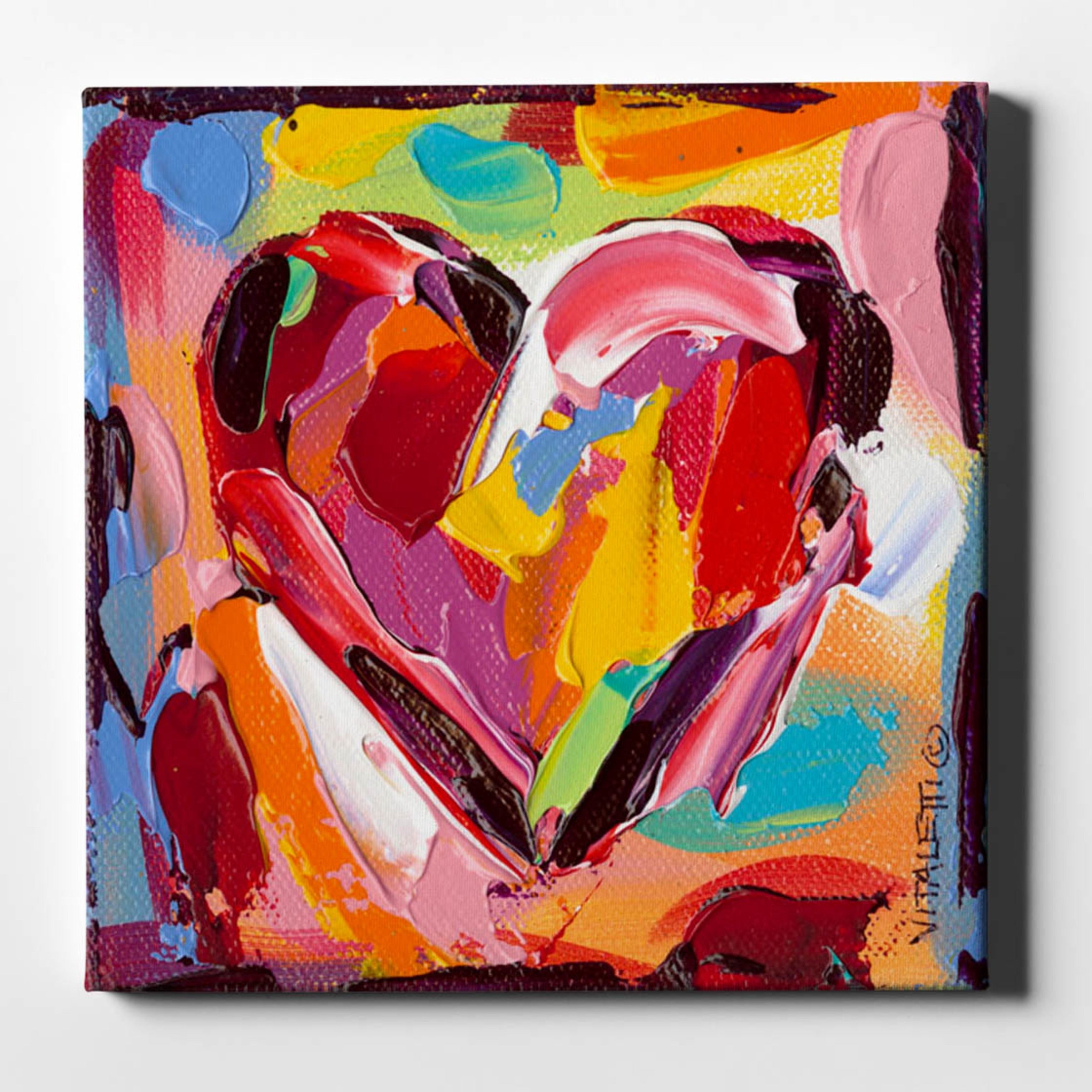 Epic Graffiti Colorful Expressions I By Carolee Vitaletti Giclee Canvas Wall Art 12 X12