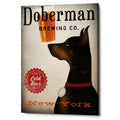 Epic Graffiti Doberman Brewing Company Ny By Ryan Fowler Giclee Canvas Wall Art 12 X16