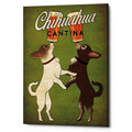 Epic Graffiti Double Chihuahua V2 By Ryan Fowler Giclee Canvas Wall Art 12 X16