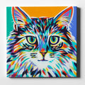 Epic Graffiti Dramatic Cats I By Carolee Vitaletti Giclee Canvas Wall Art 12 X12