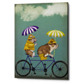 Epic Graffiti English Bulldog Tandem By Fab Funky Giclee Canvas Wall Art 12 X16