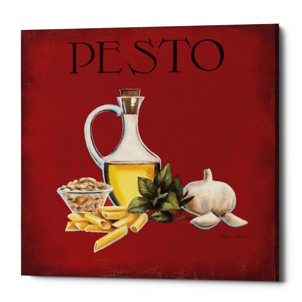 Epic Graffiti Italian Cuisine Ii By Marco Fabiano Giclee Canvas Wall Art 12 X12