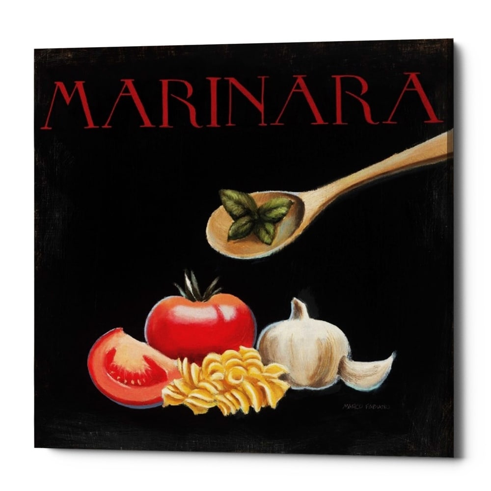 Epic Graffiti Italian Cuisine Iv By Marco Fabiano Giclee Canvas Wall Art 12 X12