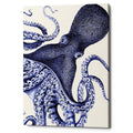 Epic Graffiti Landscape Blue Octopus By Fab Funky Giclee Canvas Wall Art 12 X16