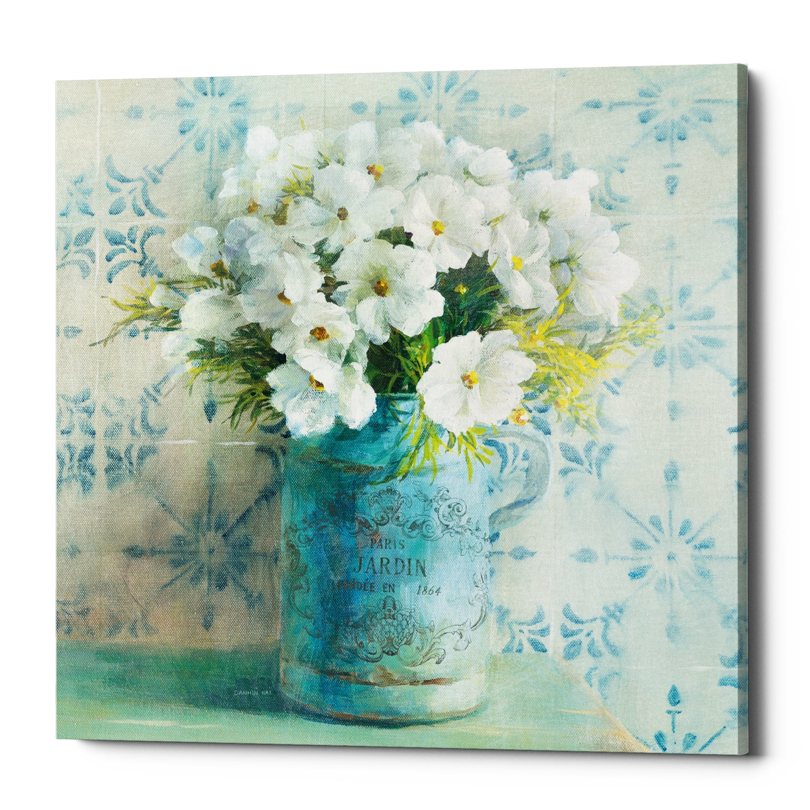 Epic Graffiti May Blossoms I Crop By Danhui Nai Giclee Canvas Wall Art 26 X26 26 X 26