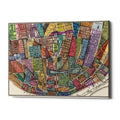 Epic Graffiti Modern Map Of St. Louis By Nikki Galapon Giclee Canvas Wall Art 16 X12