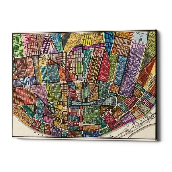 Epic Graffiti Modern Map Of St. Louis By Nikki Galapon Giclee Canvas Wall Art 16 X12