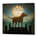 Epic Graffiti Moonrise Yellow Dog Golden Pond By Ryan Fowler Giclee Canvas Wall Art 12 X12
