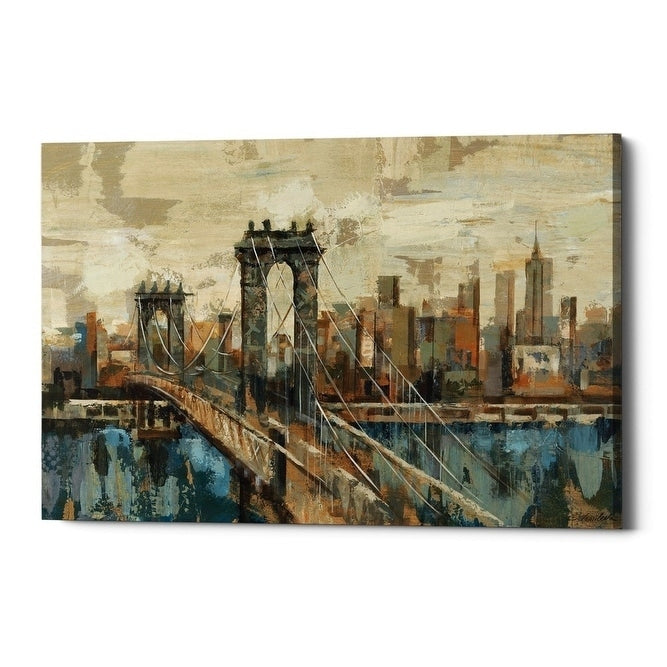 Epic Graffiti New York View By Silvia Vassileva Giclee Canvas Wall Art 18 X26