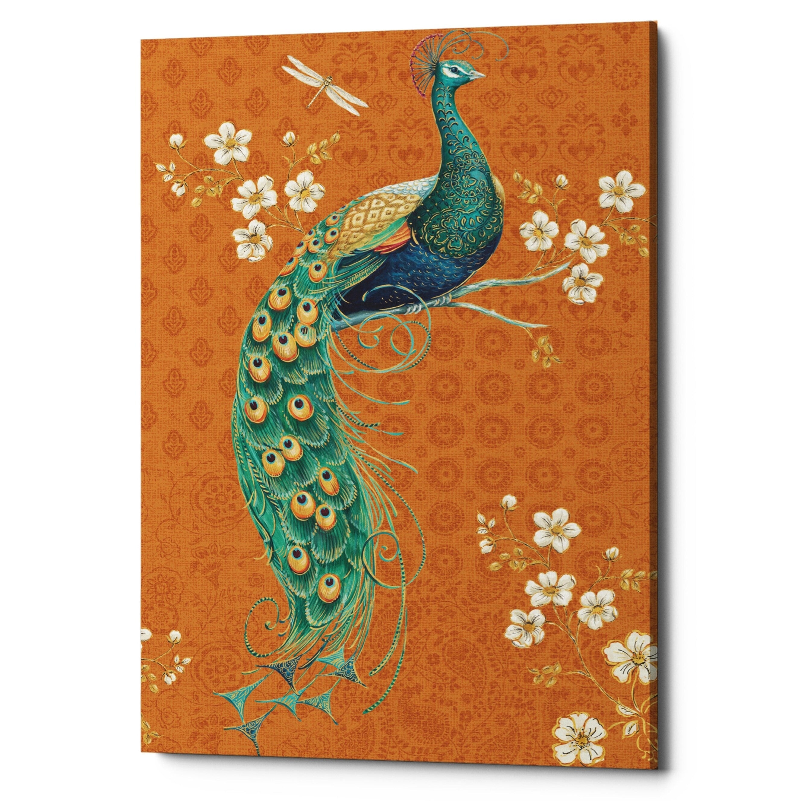 Epic Graffiti Ornate Peacock Ix Spice Canvas Wall Art 12 X18