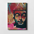 Epic Graffiti Painted Buddha Iv By Linda Woods Giclee Canvas Wall Art