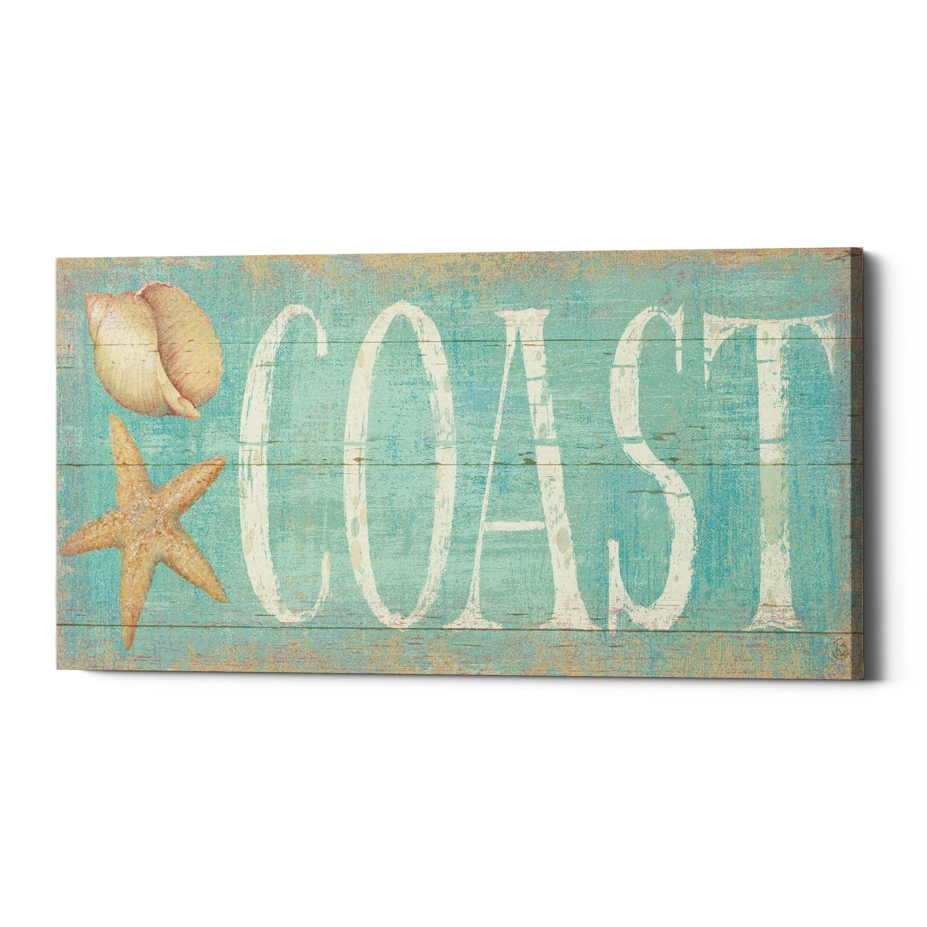 Epic Graffiti Pastel Coast Canvas Wall Art 24 X12