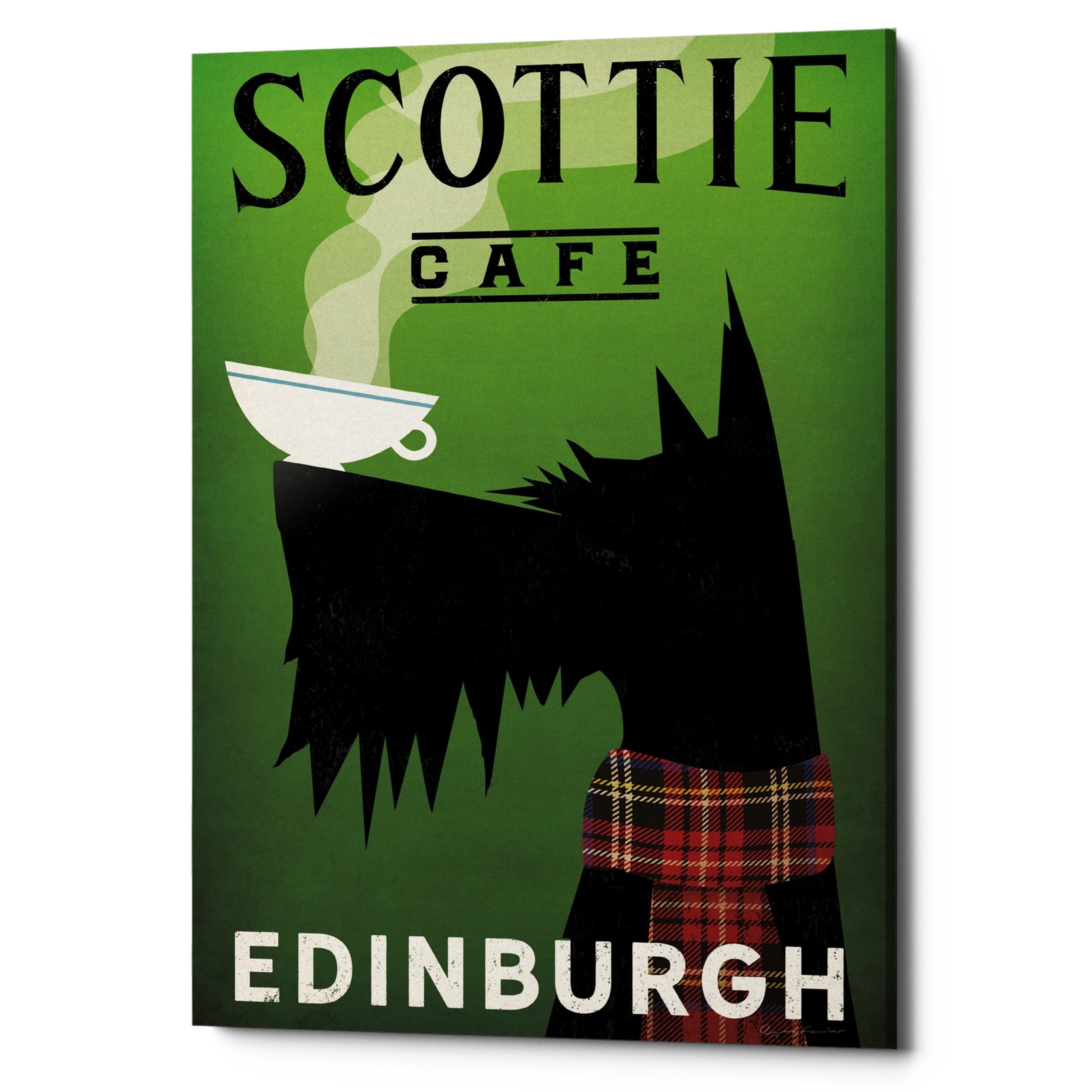 Epic Graffiti Scottie Cafe By Ryan Fowler Giclee Canvas Wall Art 12 X18