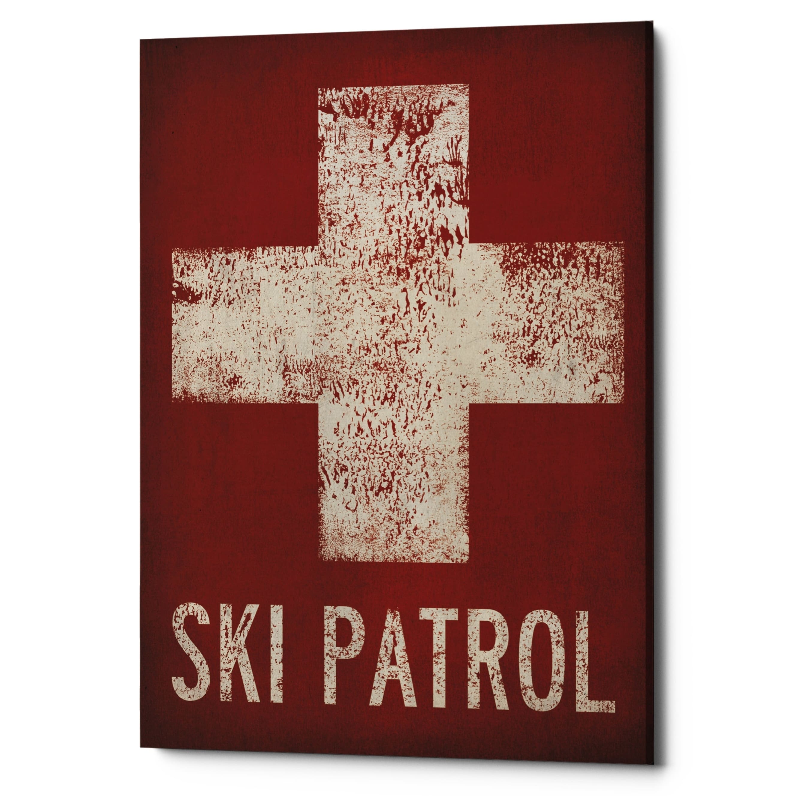 Epic Graffiti Ski Patrol By Ryan Fowler Giclee Canvas Wall Art 12 X16