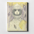 Epic Graffiti Space Queen Gold By Craig Snodgrass Giclee Canvas Wall