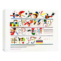 Epic Graffiti Succession By Wassily Kandinsky Giclee Canvas Wall Art White