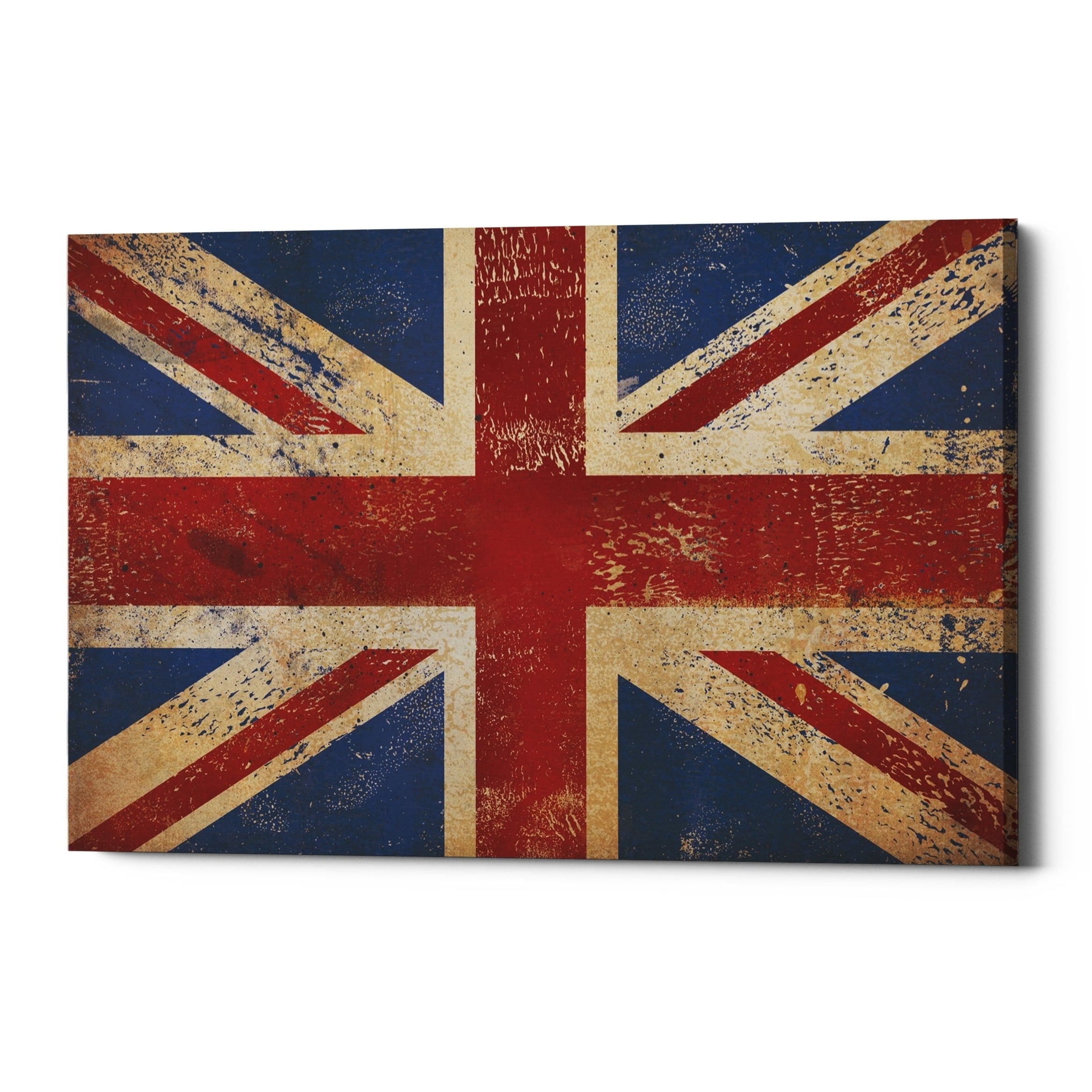 Epic Graffiti Union Jack By Ryan Fowler Giclee Canvas Wall Art 18 X12