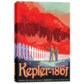 Epic Graffiti Visions Of The Future Kepler 186F Giclee Canvas Wall Art 12 X 18