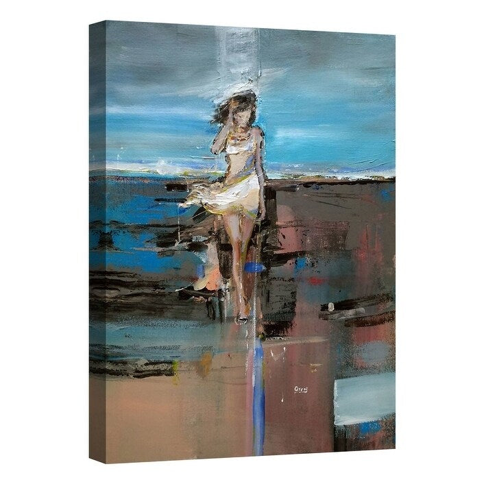 Epic Graffiti Windy Beach By Oscar Alvarez Pardo Giclee Canvas Wall Art