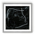 Erase I Black Framed Print