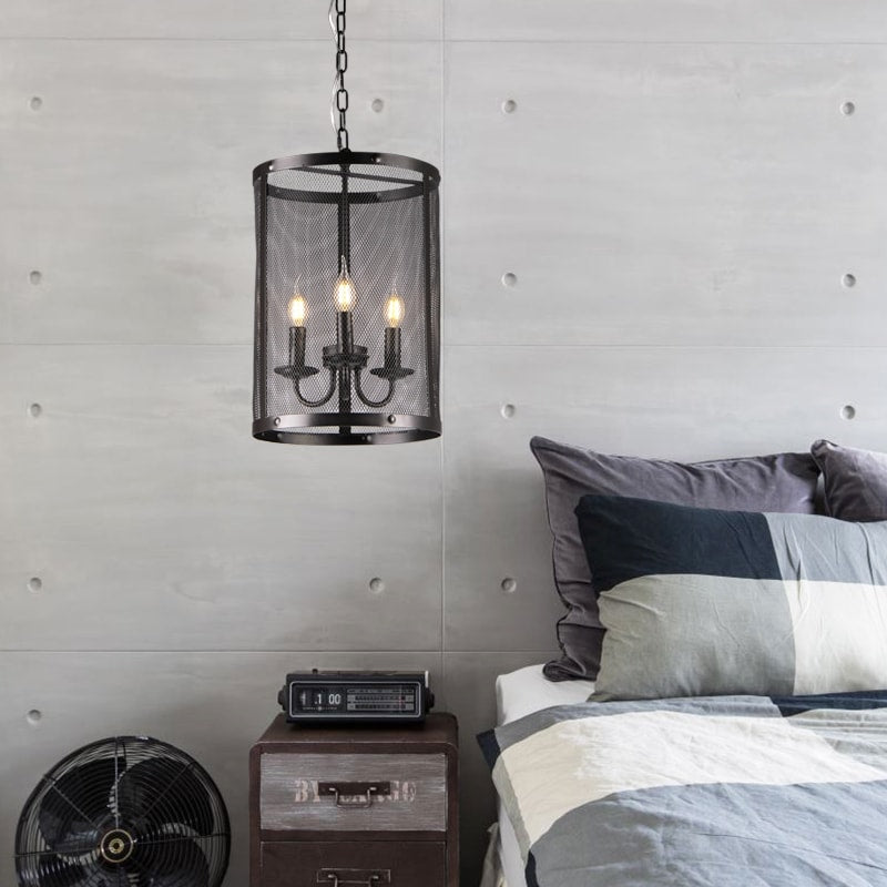 Erasmo Mesh Cage 12 Inch Round Pendant Light