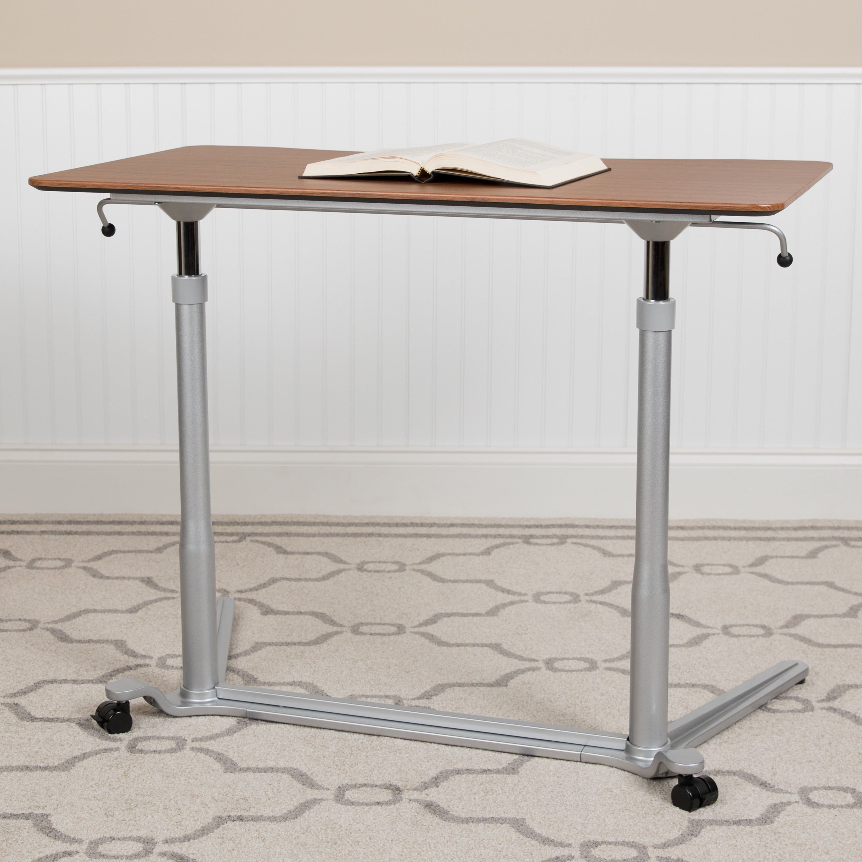 Sit Down Stand Up Computer Desk With 37.5 Inch Top