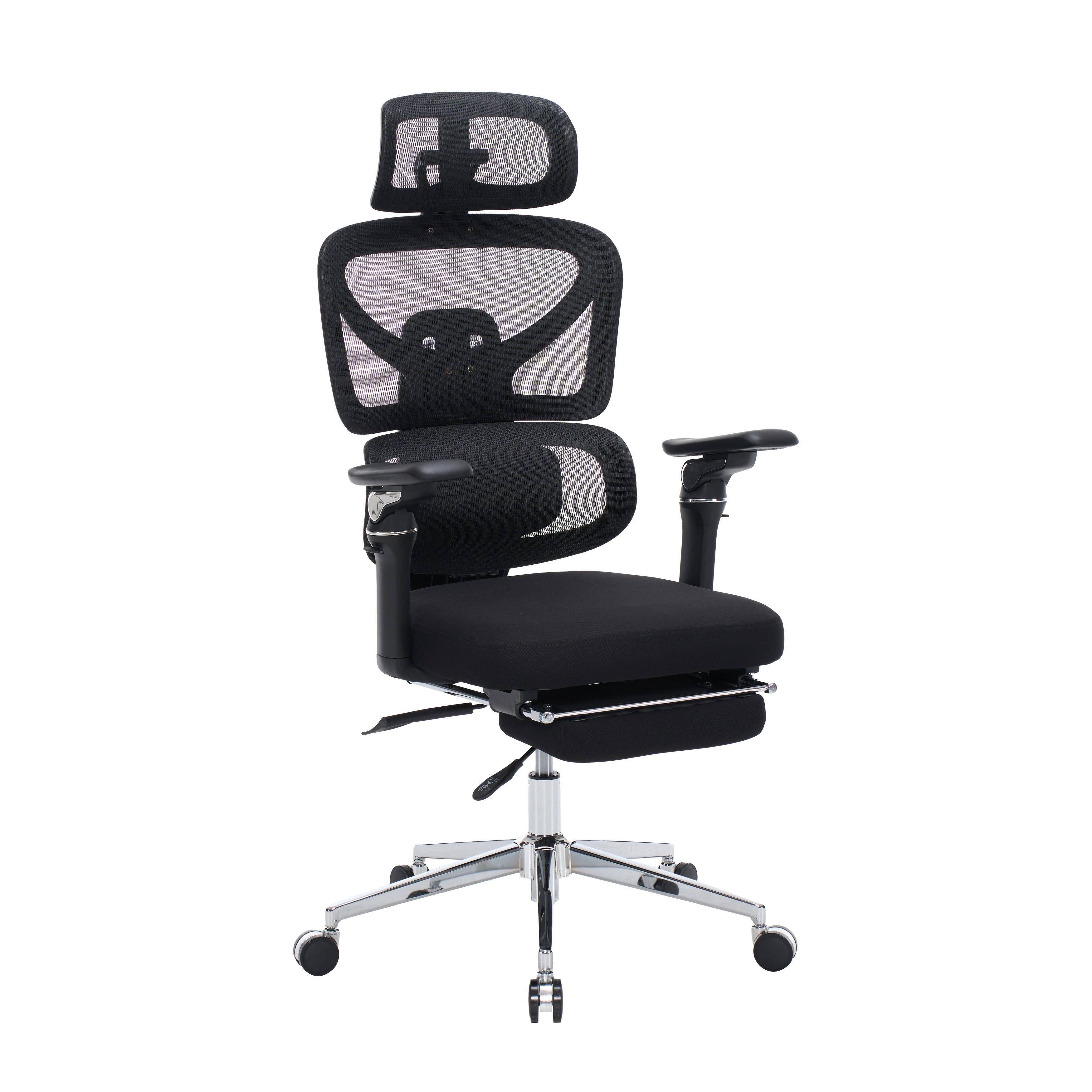 Ergonomic Home Office Desk Chair With Massage Lumbar Support 4 D Headrest Adjustable Back High And Seat Depth