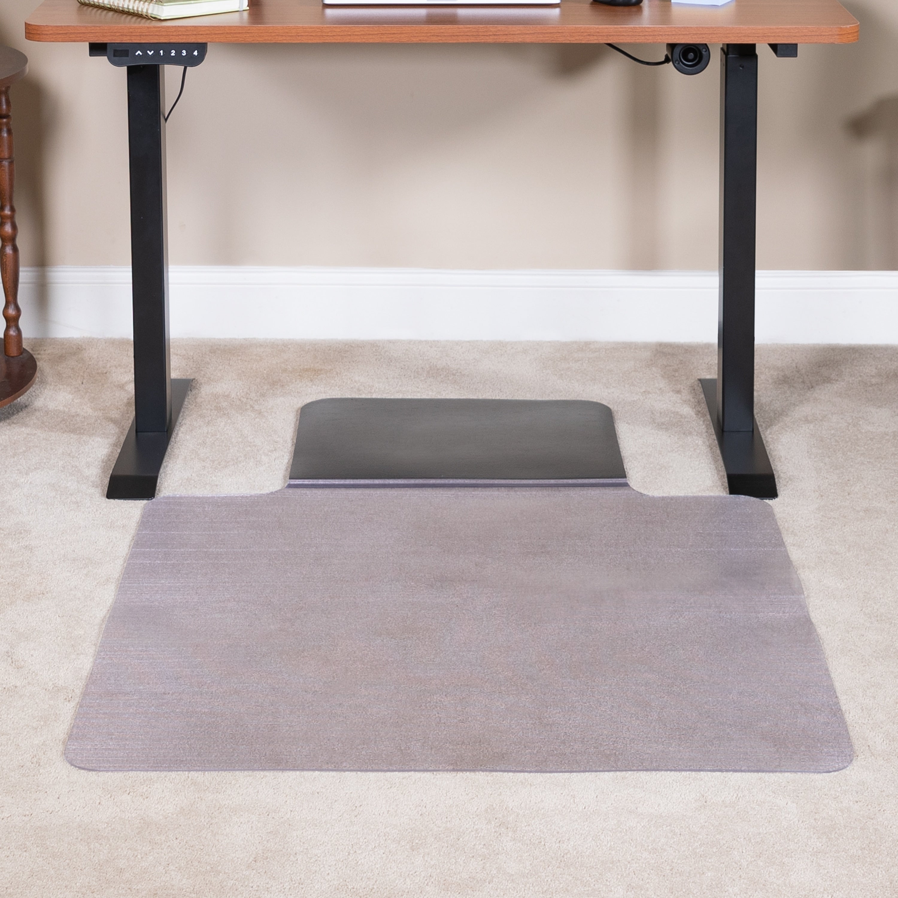 Ergonomic Sit Or Stand Chair Mat With Hinged Cushioned Mat Anti Fatigue Mat