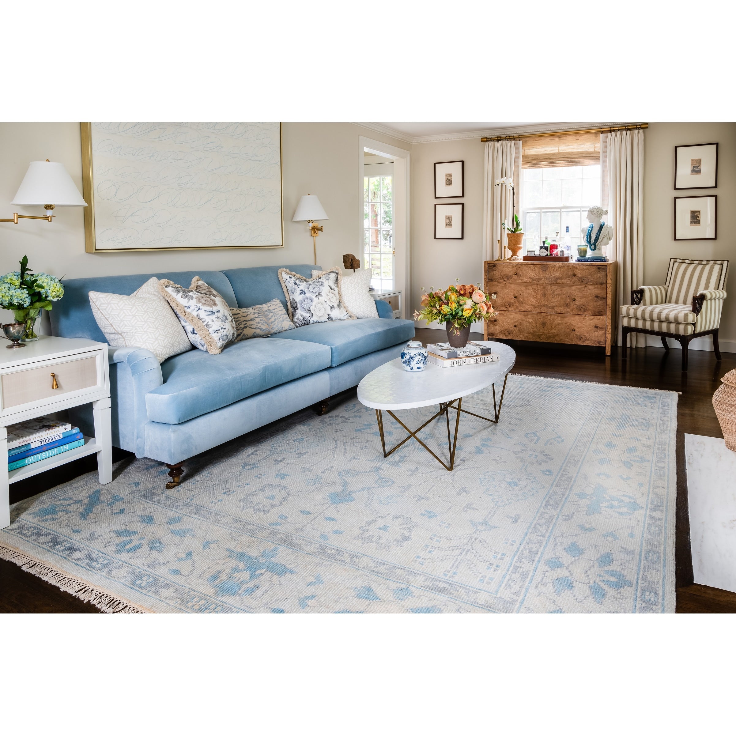 Erin Gates By Momeni Concord Lowell Hand Knotted Wool Traditional Area Rug