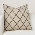 Ernest Hemingway Lyric Smoke 16 Designer Throw Pillow Gray Tan