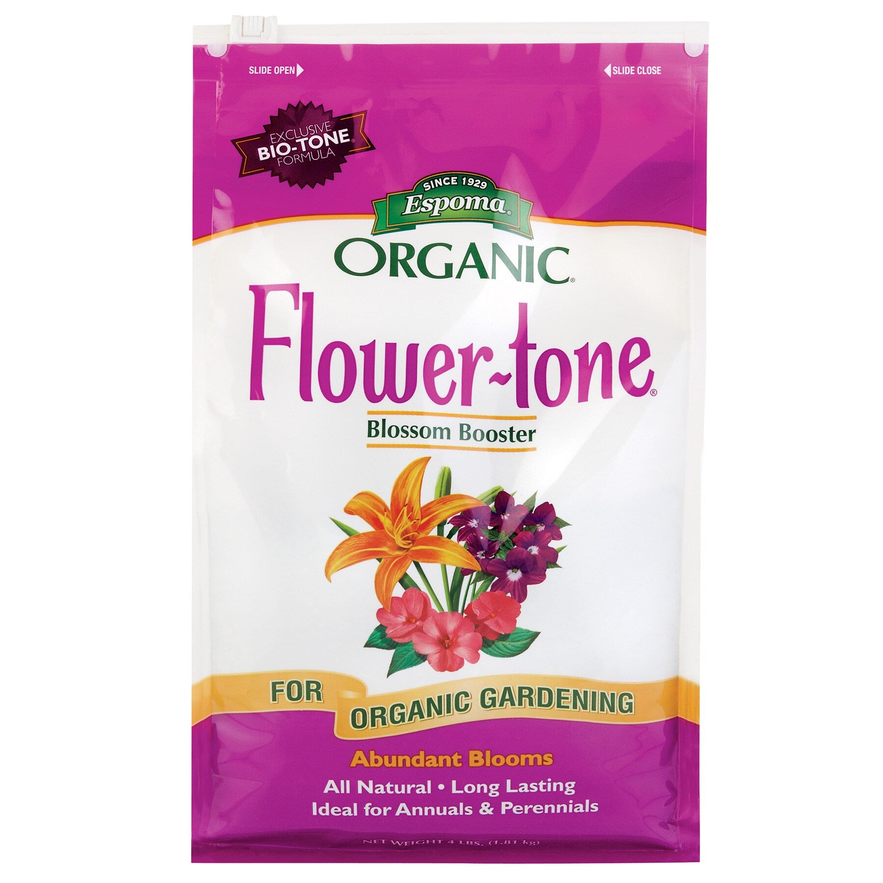 Espoma Ft4 4 Pounds Flower Tone 3 5 7 Plant Food