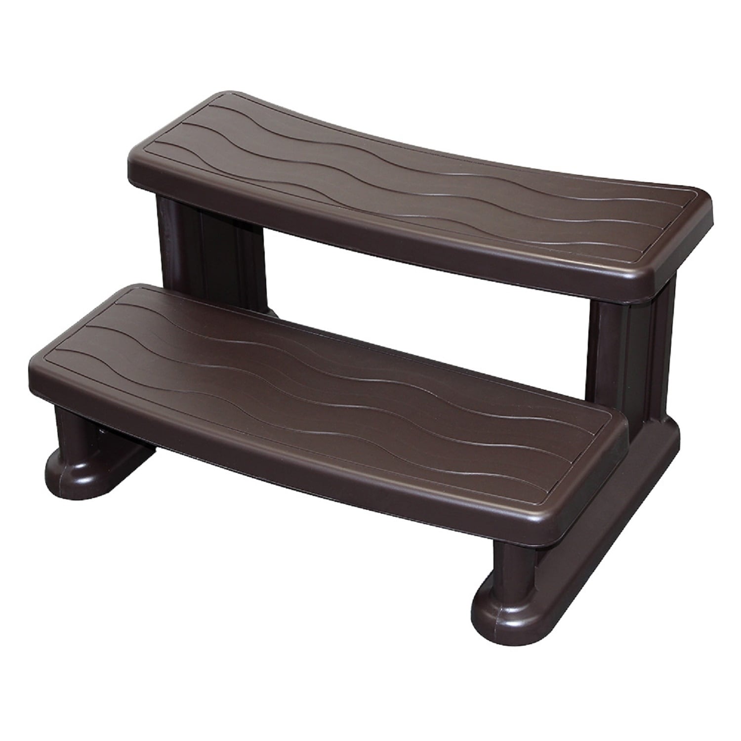 Espresso Step For Square And Round Hot Tub