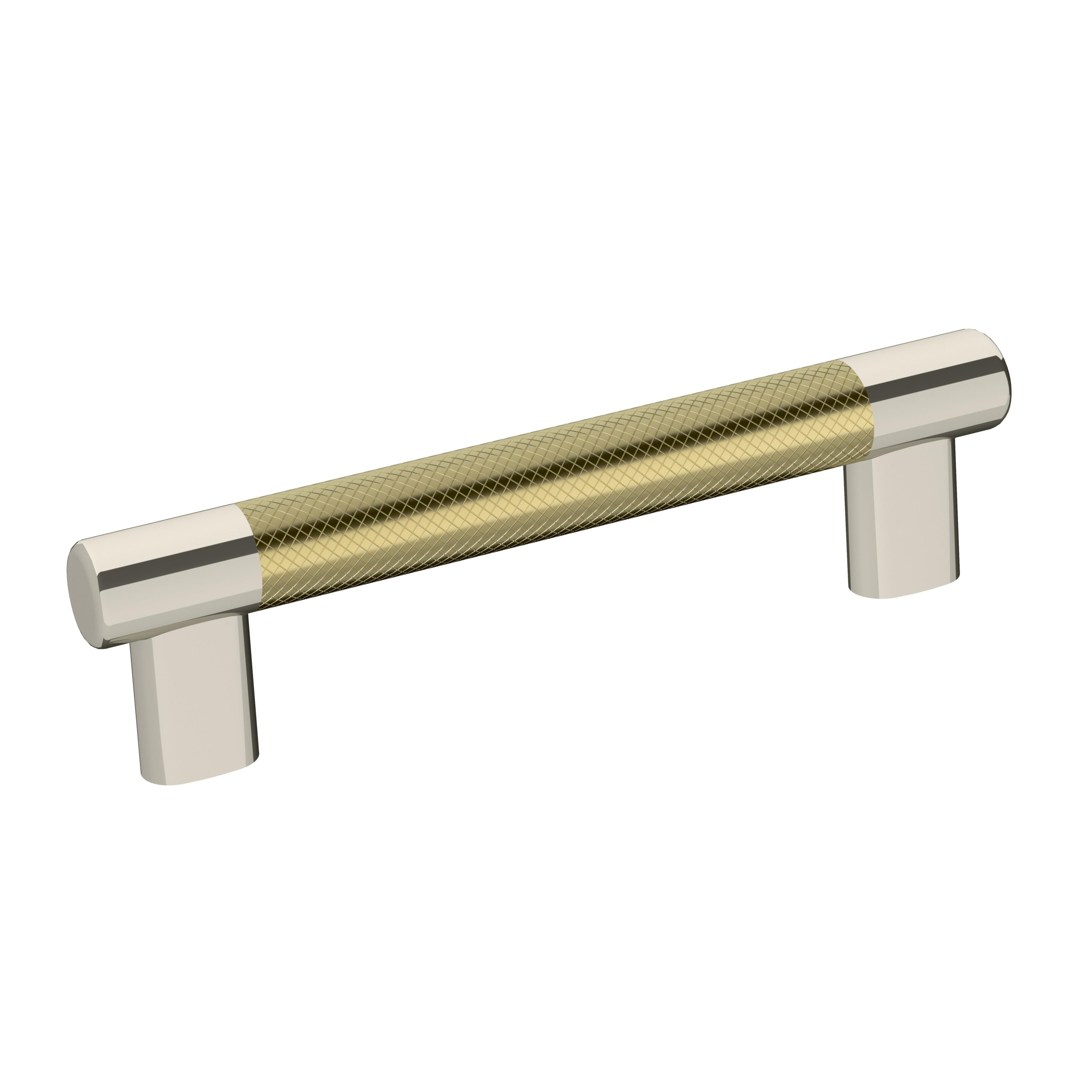 Esquire 5 1 16 In 128 Mm Center To Center Polished Nickel Golden Champagne Cabinet Pull
