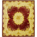 Estate Hand Tufted New Zealand Wool Red Area Rug 9 X 12