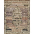 Estate Handloomed Pet Beige Purple Area Rug