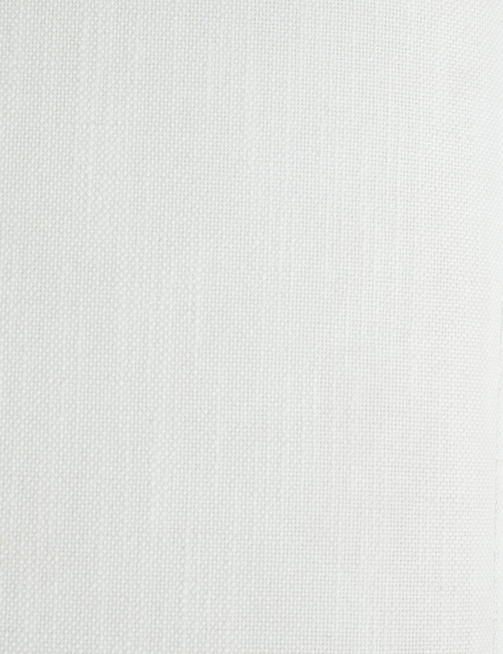 White Linen Fabric Swatch