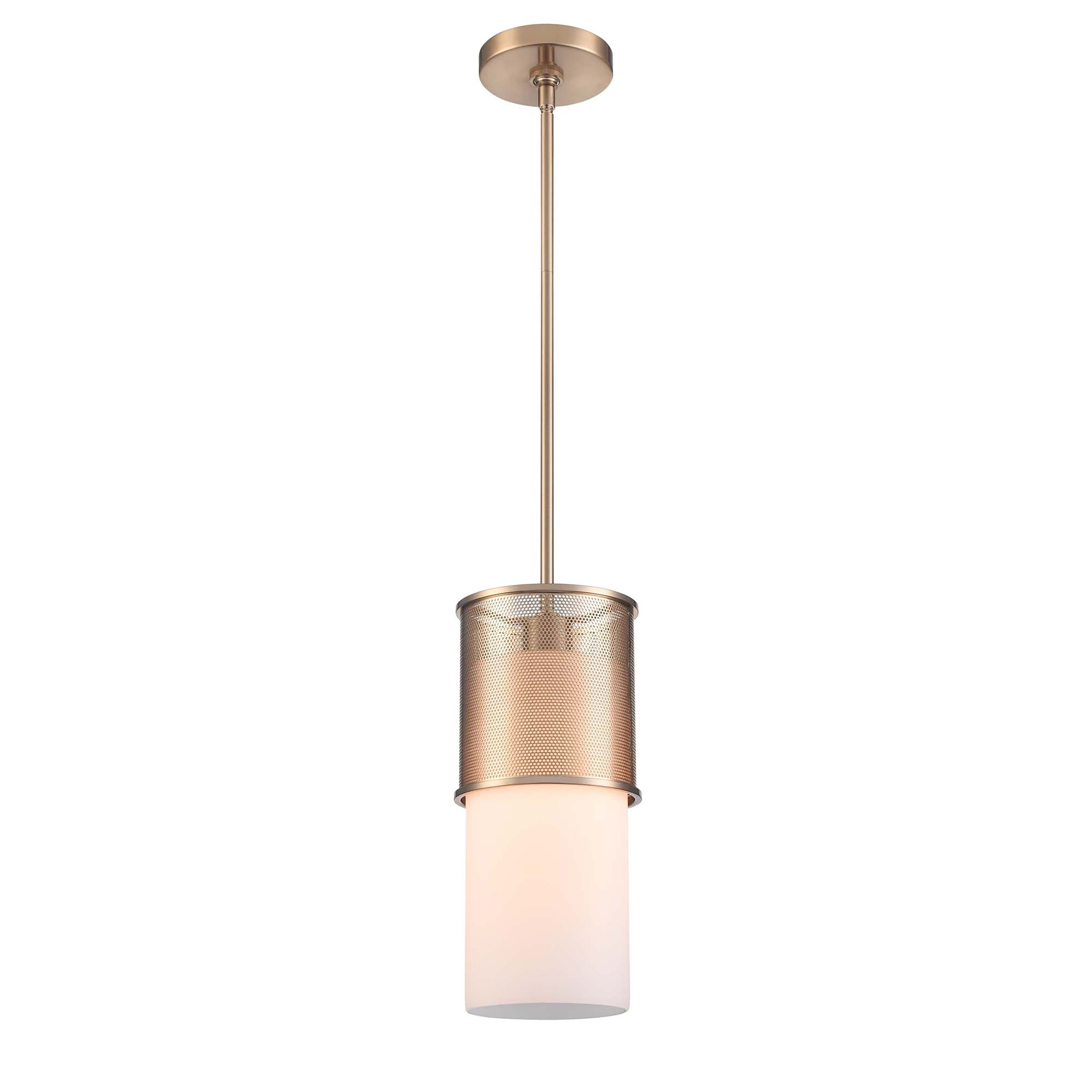 Esteem 6 Wide 1 Light Mini Pendant Aged Brass Aged Brass 6 Inch W
