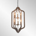 Esther Antique Bronze 6 Light Medium Chandelier By Kosas Home