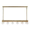 Etereo 14 Light Linear Chandelier In Spumante By Breegan Jane