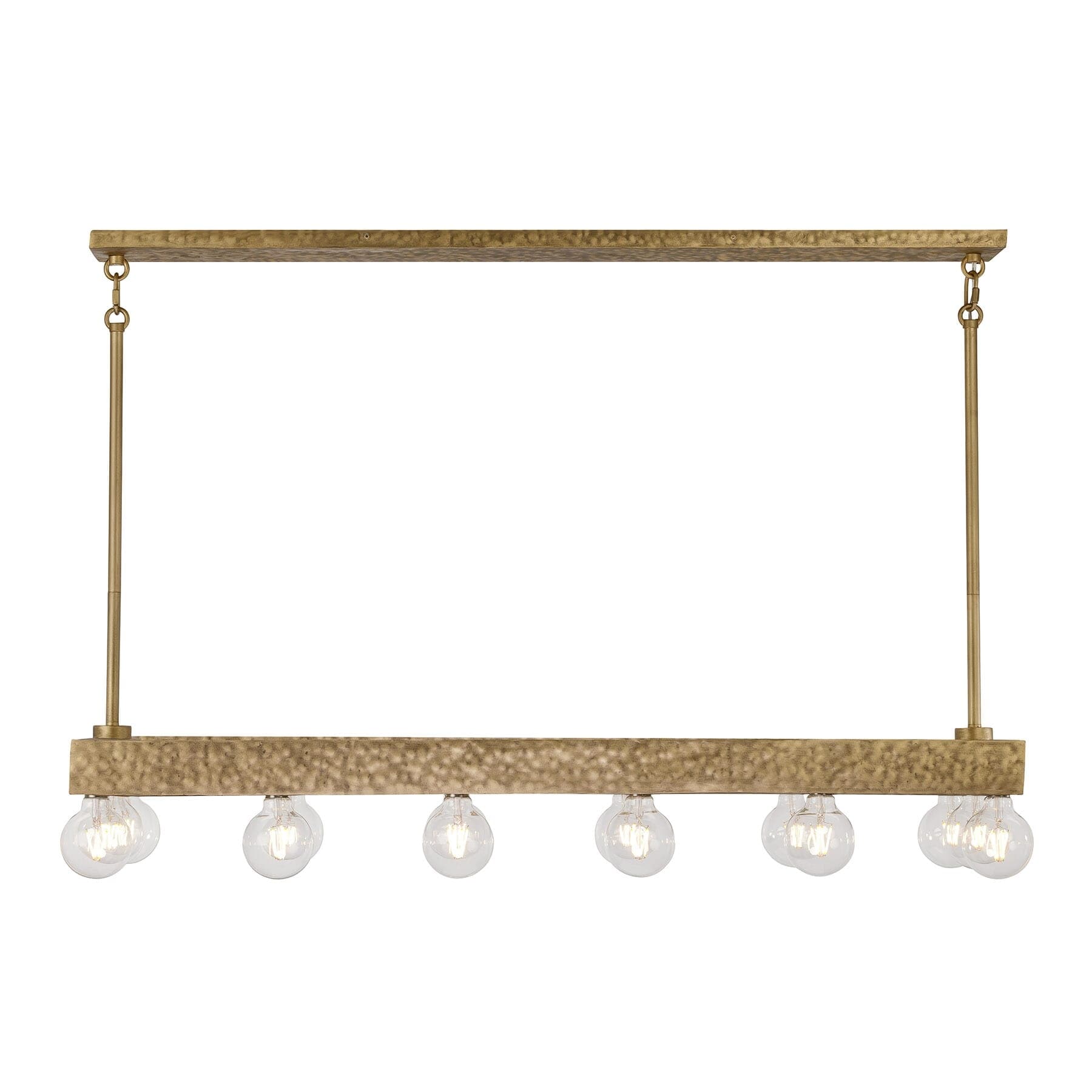 Etereo 14 Light Linear Chandelier In Spumante By Breegan Jane