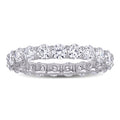 Eternally Yours 2 1 5Ct Tw Lab Grown Diamond Full Eternity Ring In 14K White Gold