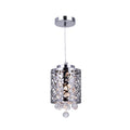 Silver Orchid Griffith Chrome 1 Light Mini Pendant