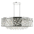 Silver Orchid Hamilton Chrome 8 Light Chandelier
