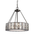 Ethan 18 Inch Wide 3 Light Chandelier In Tiffany Bronze 18In W X 18In D X 20In H