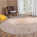 Eternal Vintage Pink Round Rug 67 X 67 Round