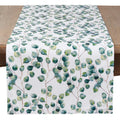 Saro Lifestyle Eucalyptus Leaf Long Table Runner
