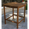 Havenside Home Eilaf Eucalyptus Square Bar Table
