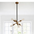 Eukleid Gold 6 Light Chandelier